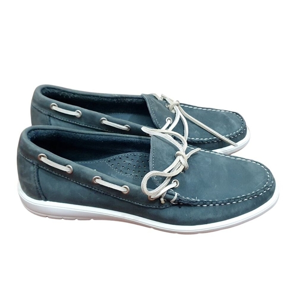 Allen Edmonds Men's Ely Leather Boat Shoes with Ties Size 7.5 D - Picture 4 of 11